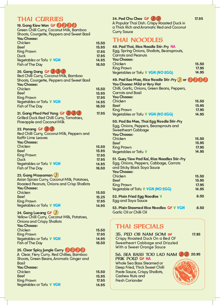 Largigi Food Menu Page 3
