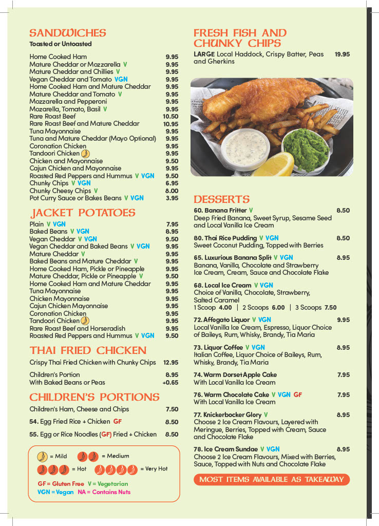 Largigi Food Menu Page 4